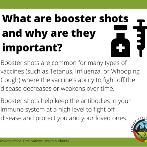 What are booster shots and why are they important?