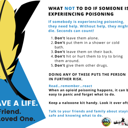 What NOT to do when someone experiences an opioid overdose