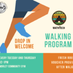 Wathtech Walking Program, lunchtime on Tuesdays and Thursdays at the Morley Community Arena