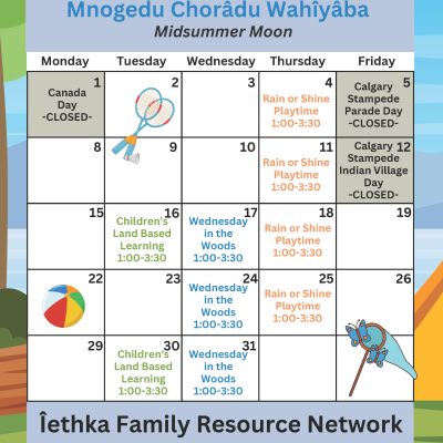 Iethka Family Resource July 2024 Calendar